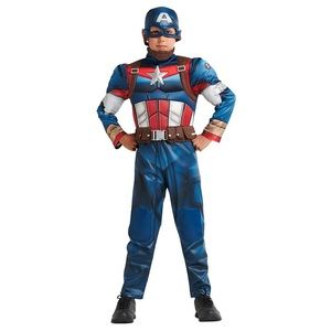 NWT Disney Store Captain America Costume and Mask